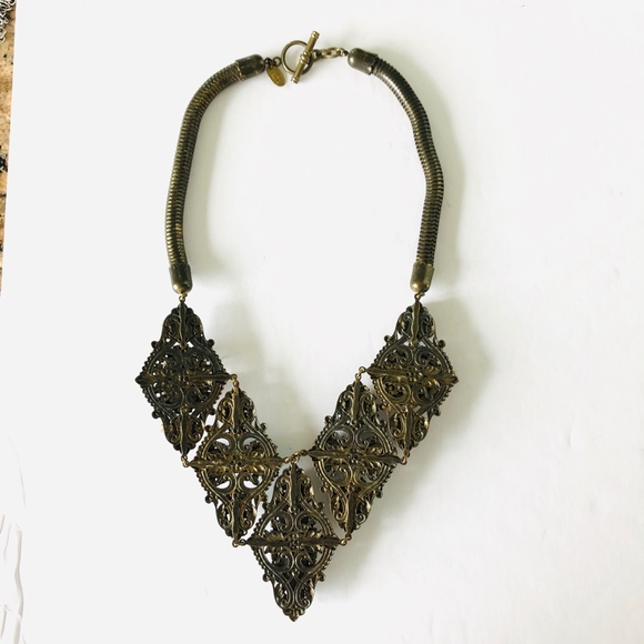 Stunning -  Anton Heunis - Coral, Crystal & Turquoise Necklace - Picture 6 of 7